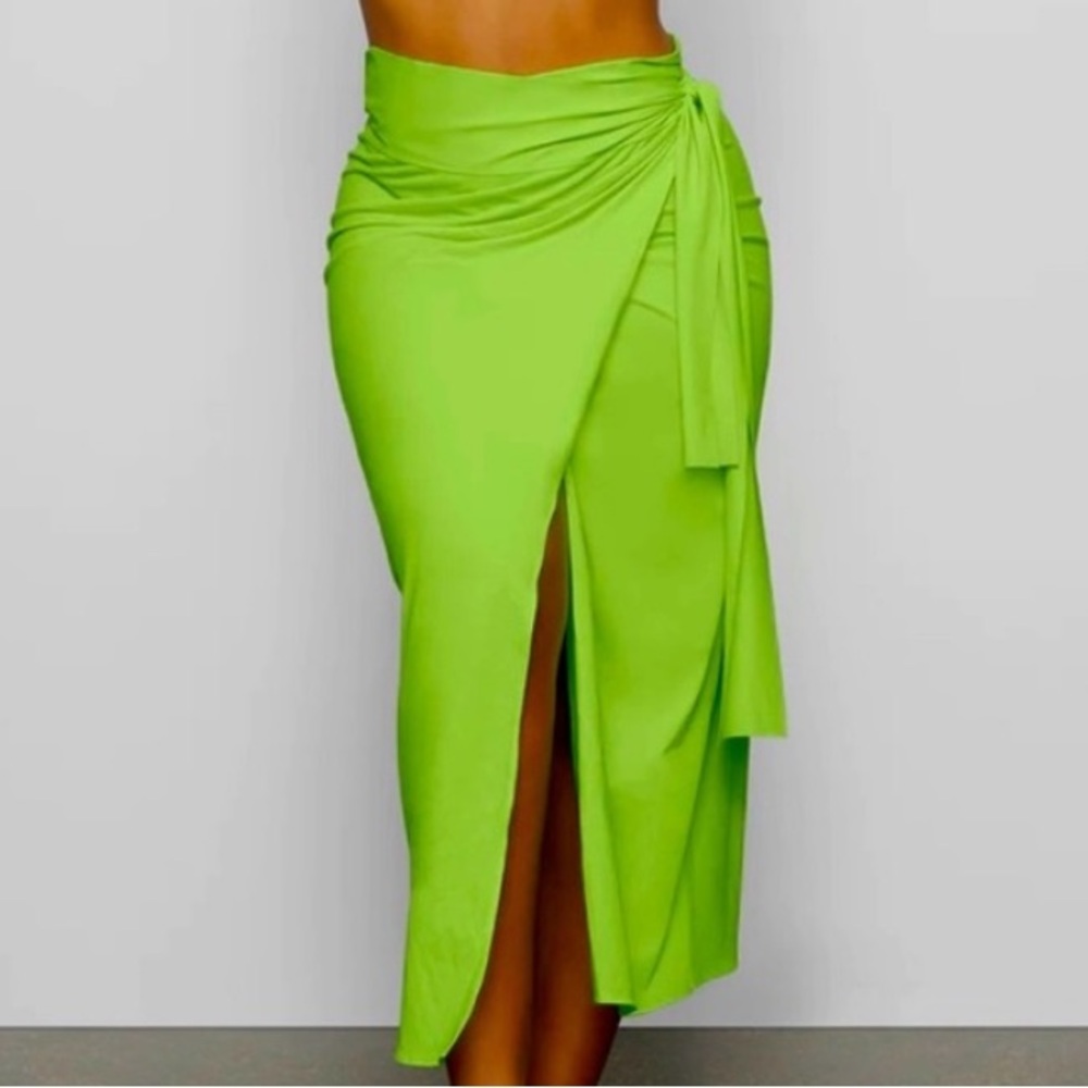 SKIMS Lime Green Sarong
